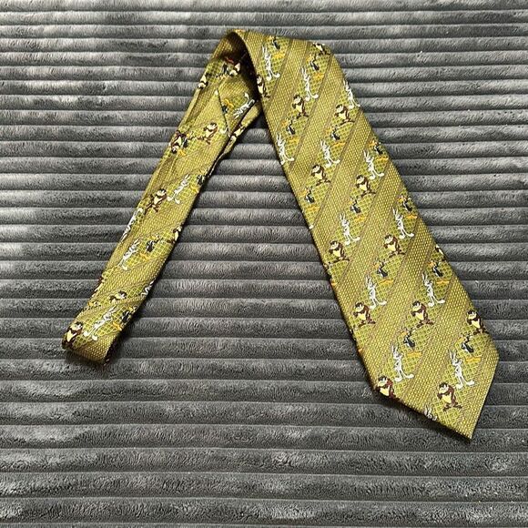 Vintage Looney Tunes Bugs Bunny Daffy Duck Tasmanian Devil Tie Men’s - Picture 4 of 7